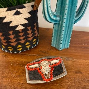 Longhorn Western Buckle